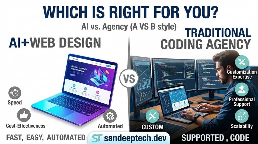 AI Web Design vs. Hiring a Traditional Coding Agency: Which is Right for You in 2026?