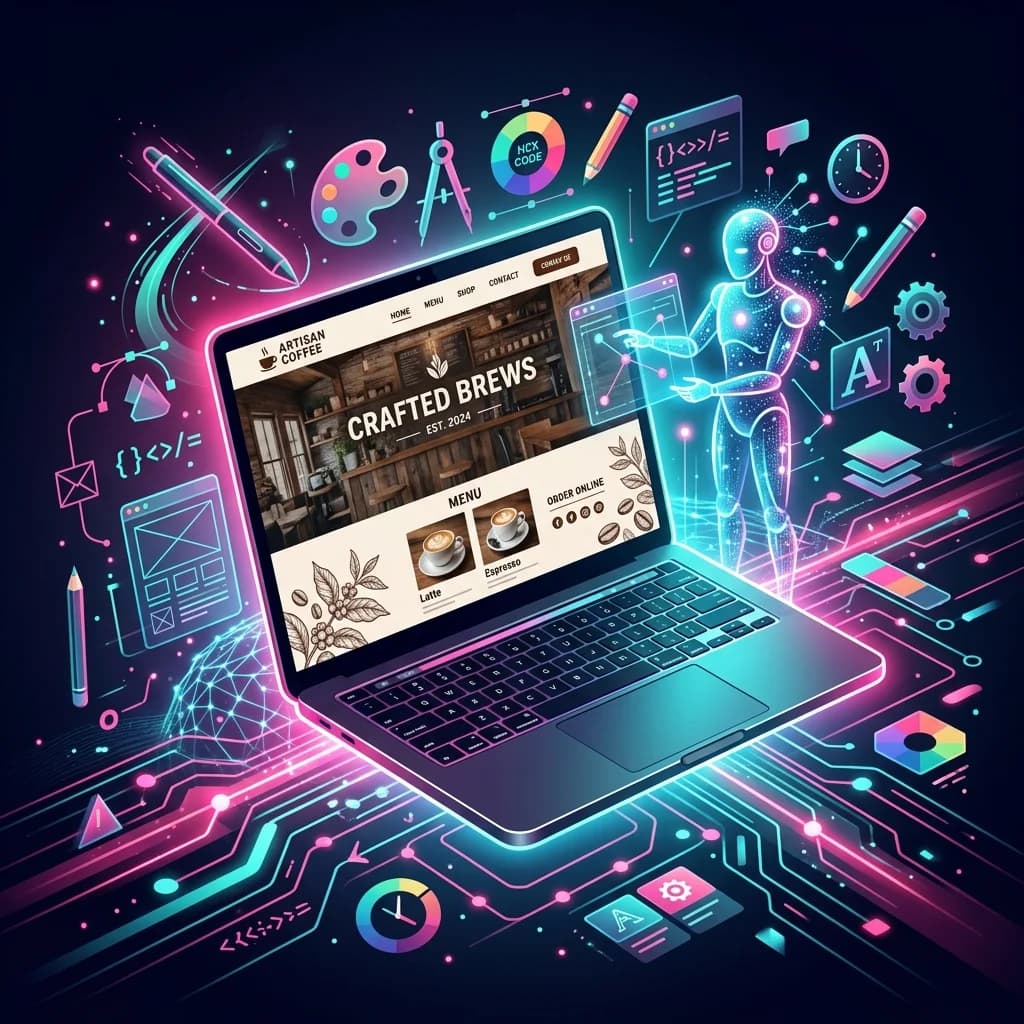 The Future of Web Design: How AI is Helping Small Businesses Go Digital Without Breaking the Bank